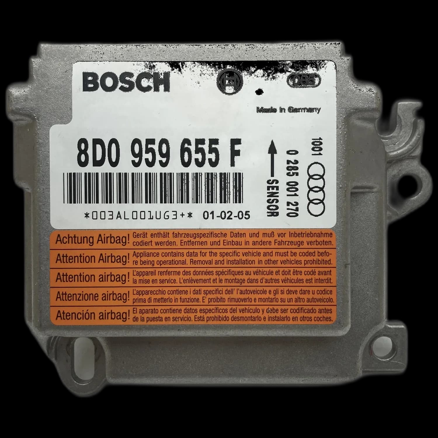 Réparation calculateur airbag Audi A4 B5 8D