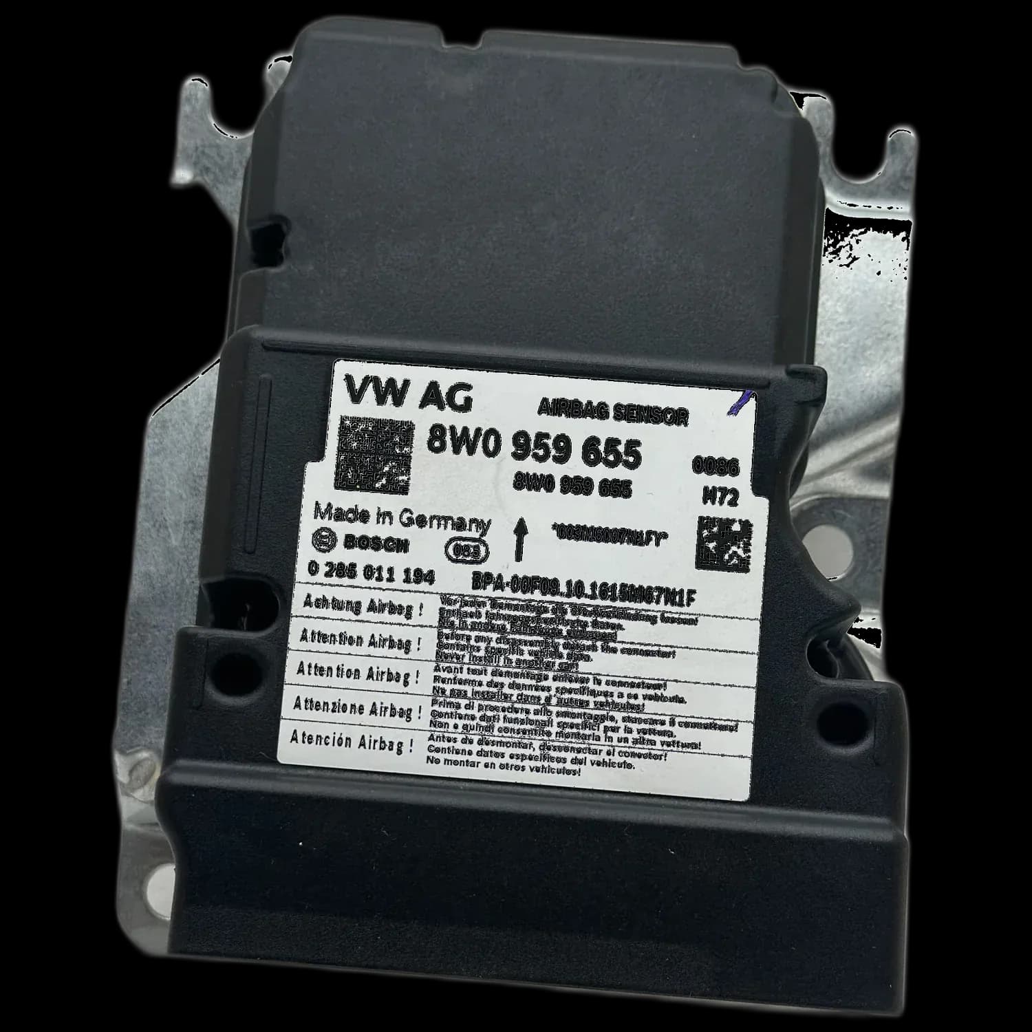 Réparation calculateur airbag Audi A4 B9 8W