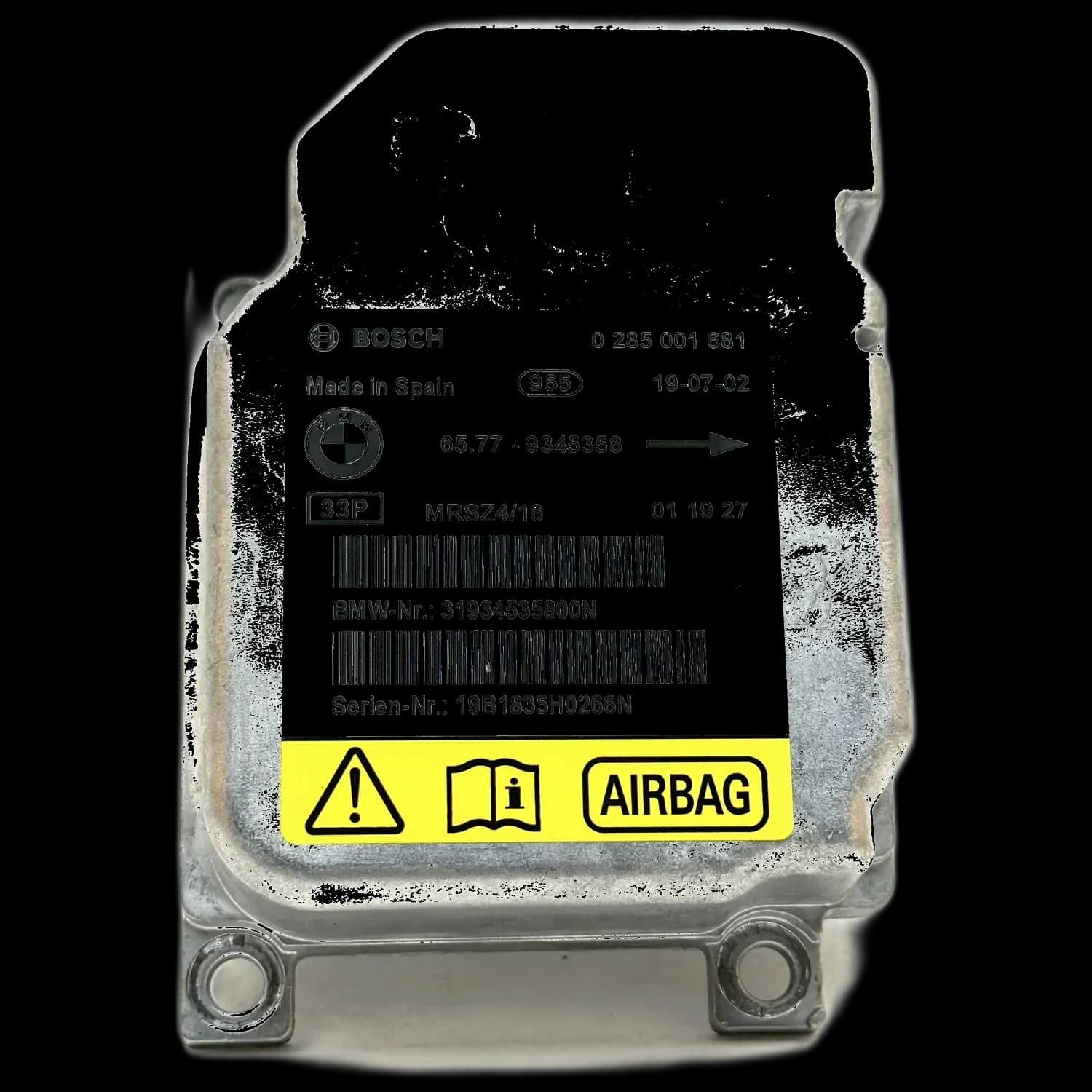 Réparation calculateur airbag BMW M3 E46