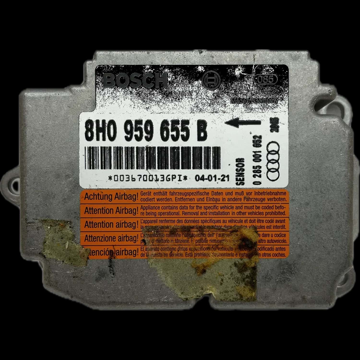 Réparation calculateur airbag Audi A4 B6 8E
