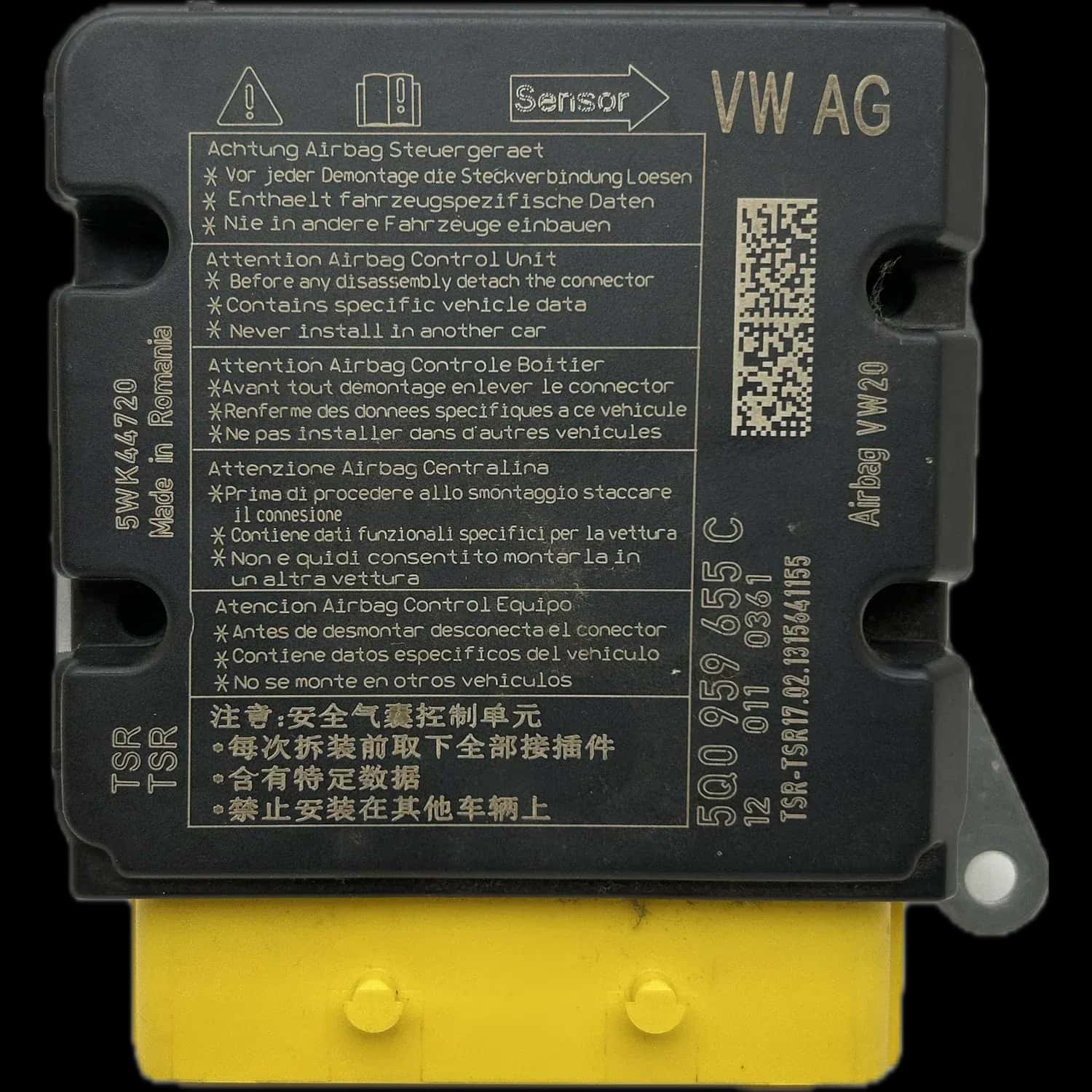 Audi RSQ3 F3 Airbag-Steuergerät Reparatur