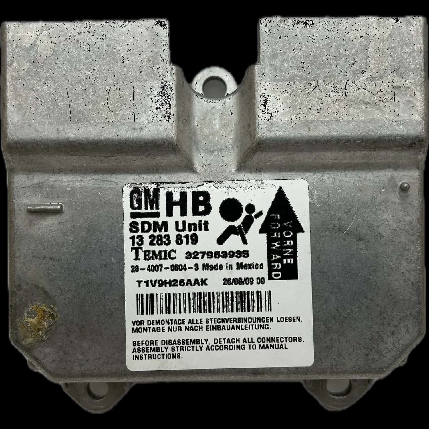Réparation calculateur airbag Opel Corsa D