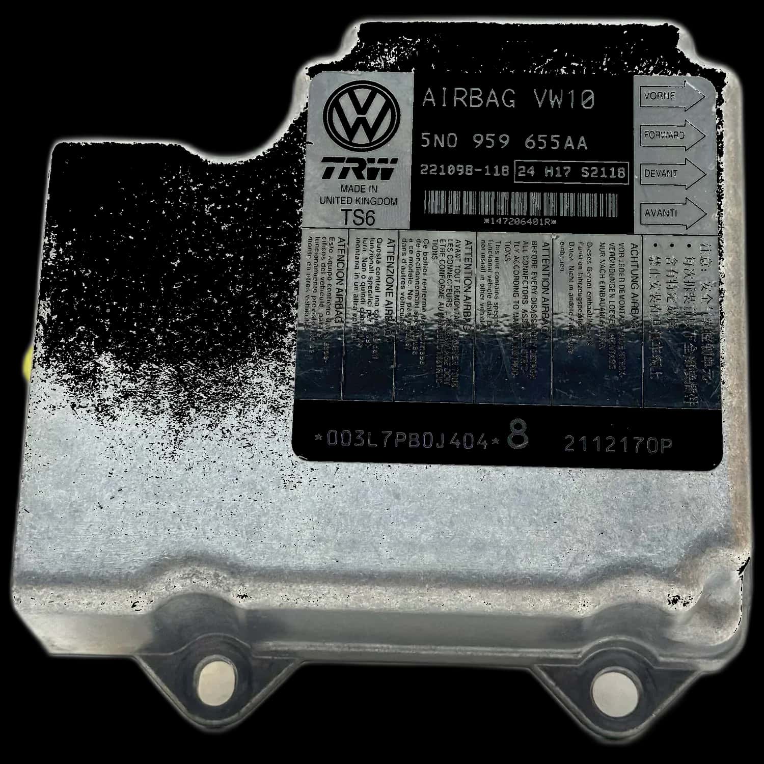 Volkswagen Tiguan BW2 Airbag-Steuergerät Reparatur