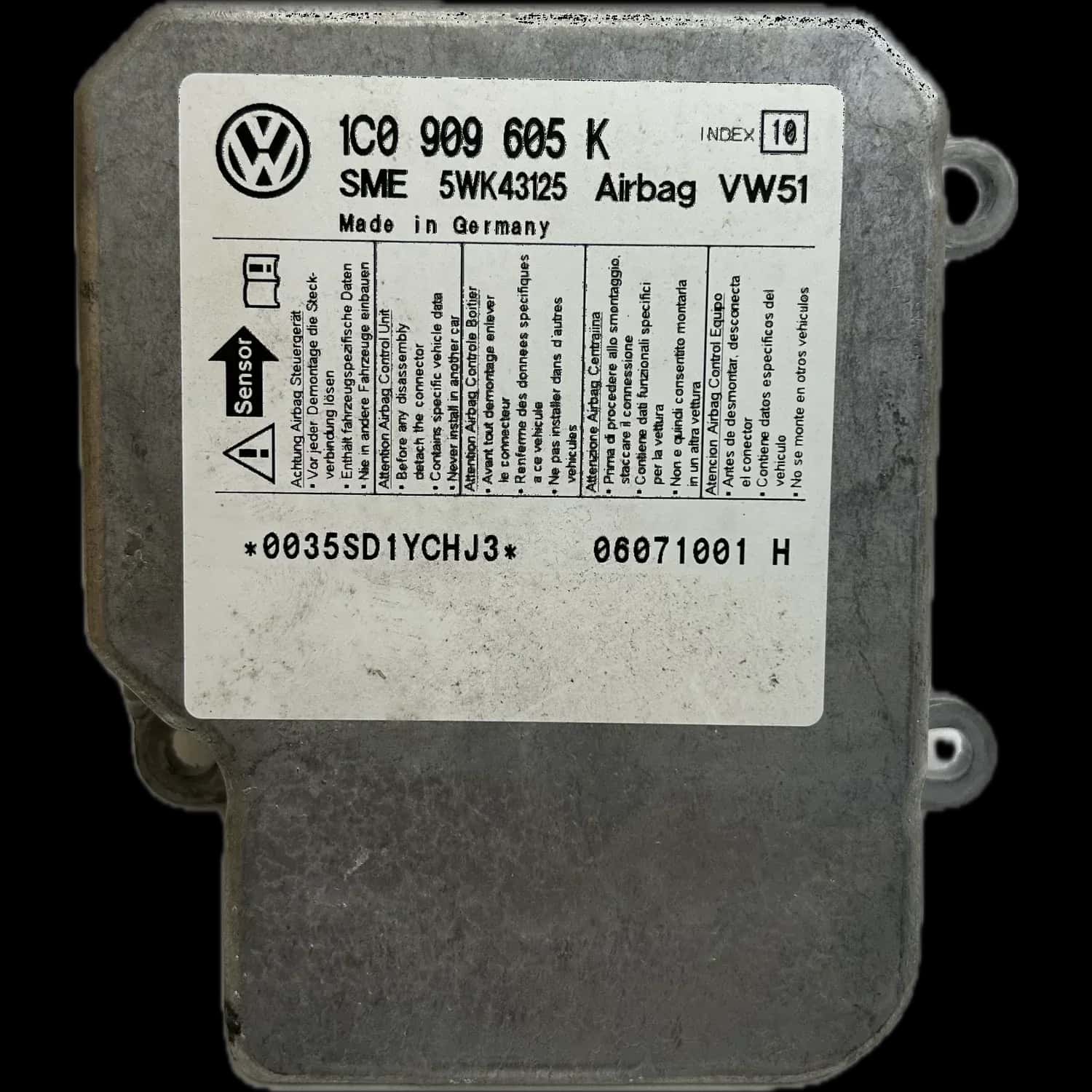 Volkswagen Fox 5Z Airbag-Steuergerät Reparatur