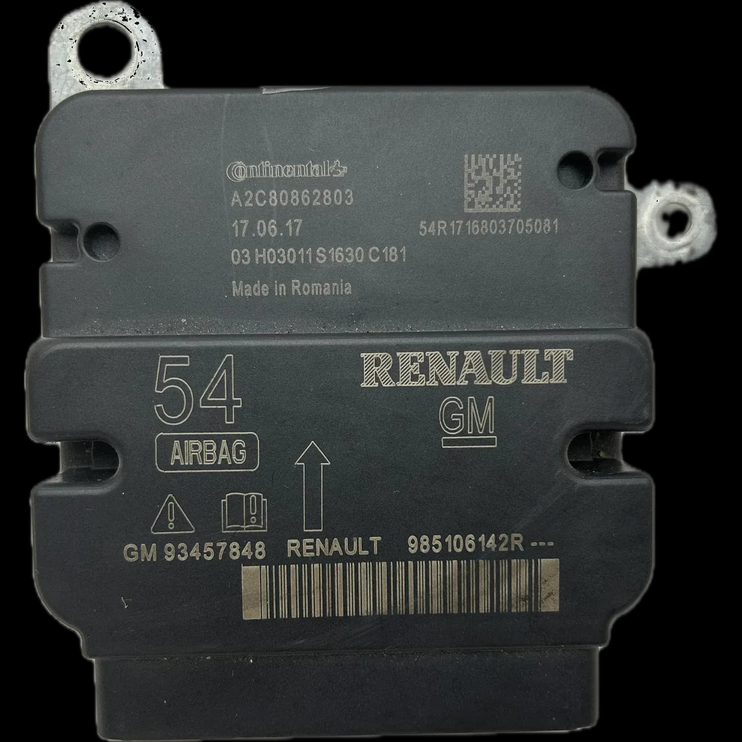 Réparation calculateur airbag Opel Vivaro B