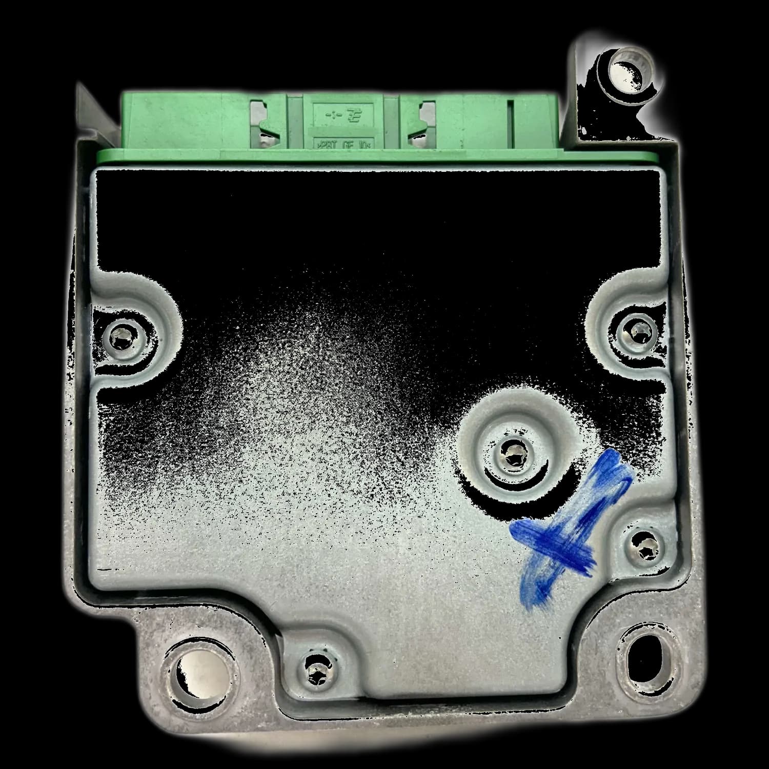 Airbag-Steuergerät 01370978080, Rückseite