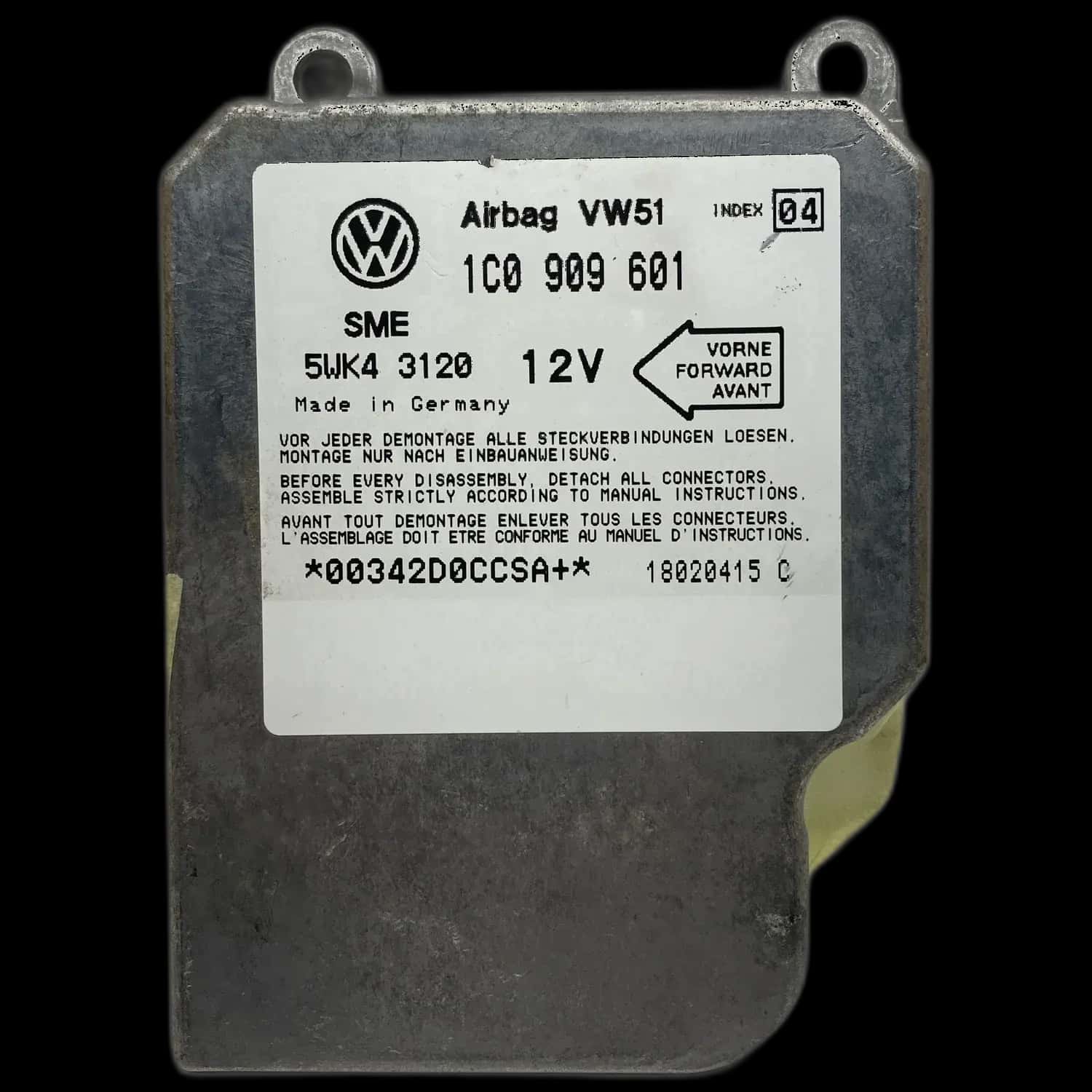 Réparation calculateur airbag Skoda Fabia Mk1