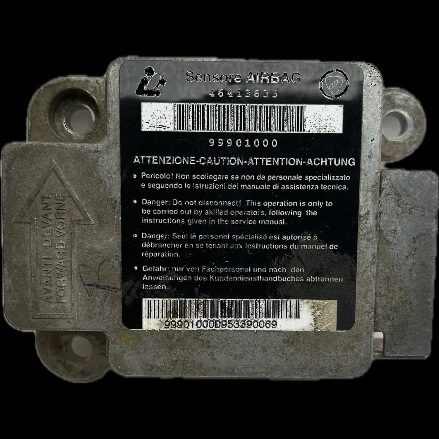 Réparation calculateur airbag Fiat Brava 182