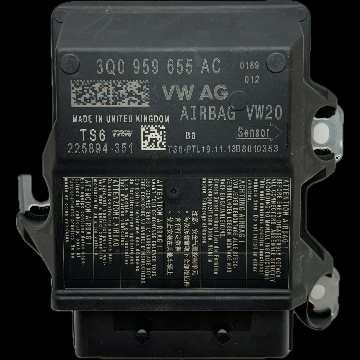 Réparation calculateur airbag Seat Leon Mk3