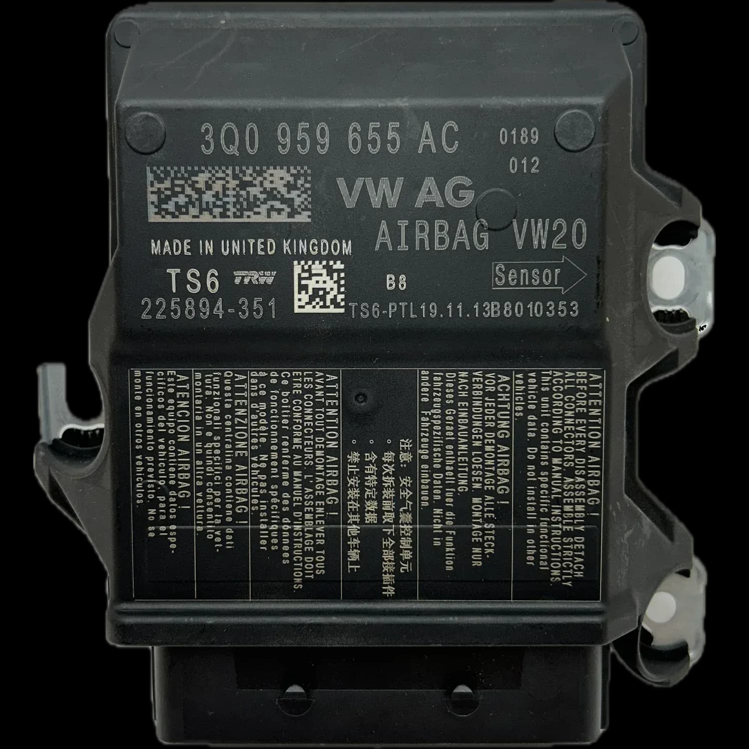 Réparation calculateur airbag Seat Leon Mk3