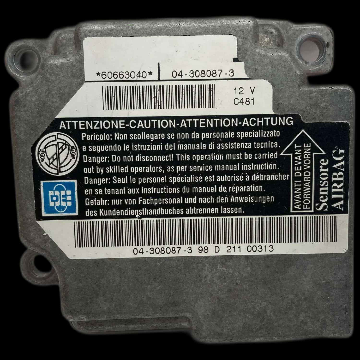 Réparation calculateur airbag Alfa Romeo 156 932