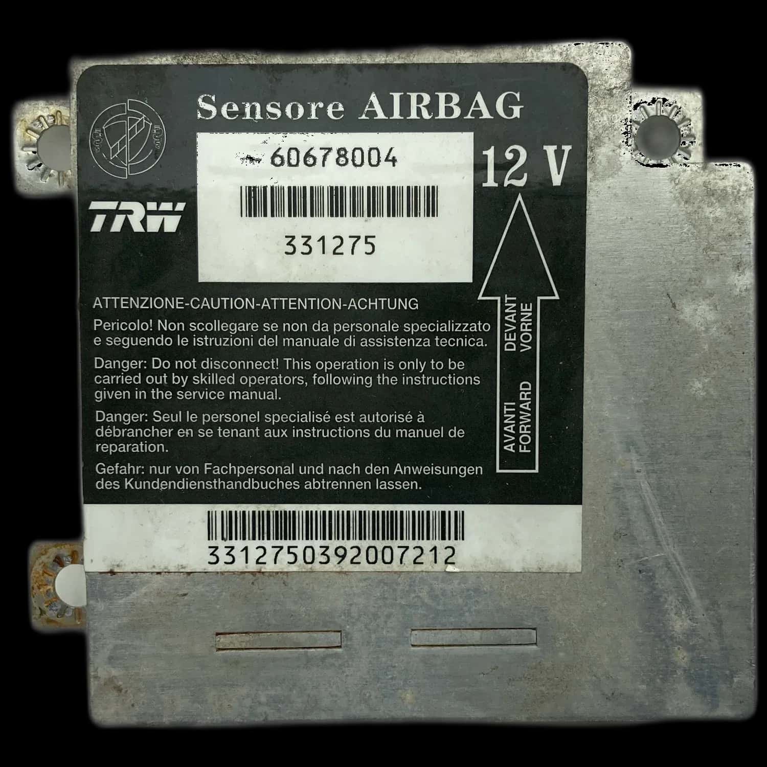Réparation calculateur airbag Alfa Romeo 166 936