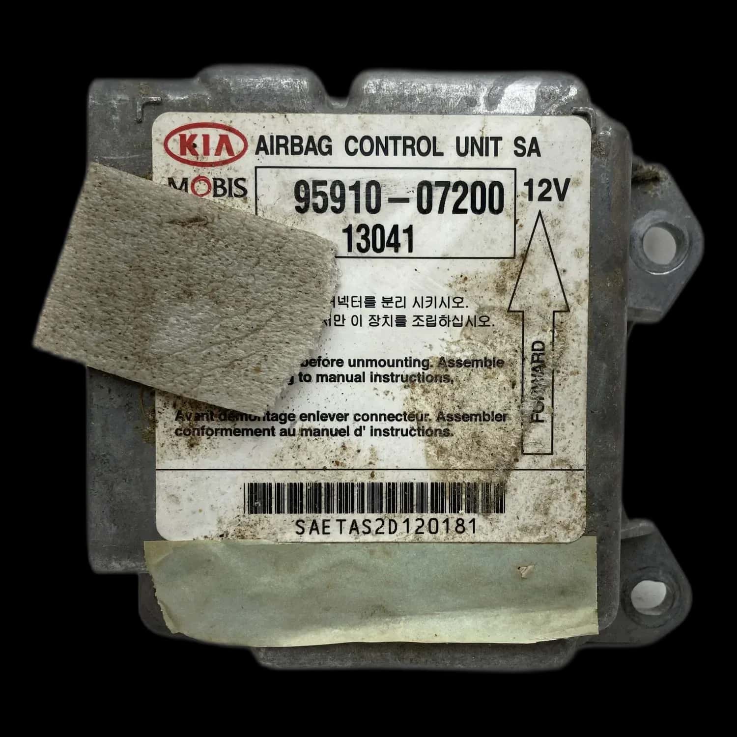 Réparation calculateur airbag Kia Picanto SA