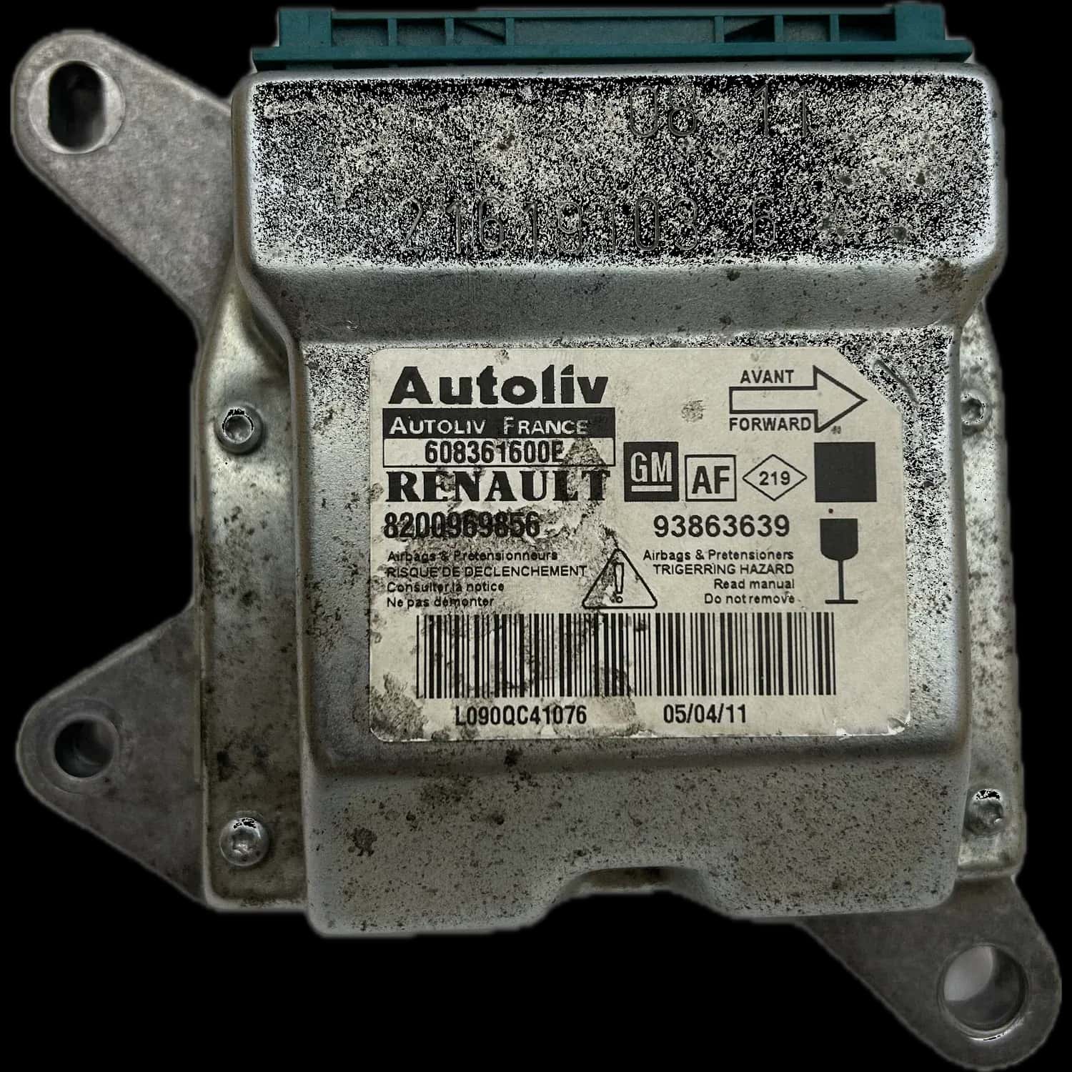 Réparation calculateur airbag Nissan Primastar X83