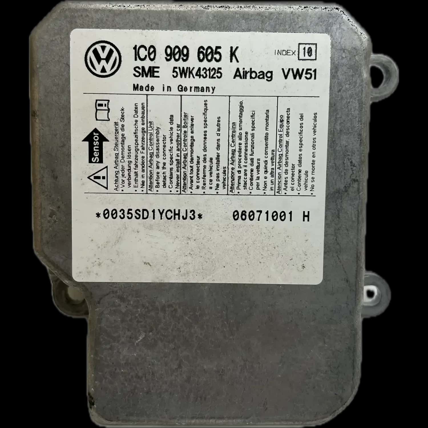 1C0 909 605 K Airbag-Steuergerät Ersatzteil
