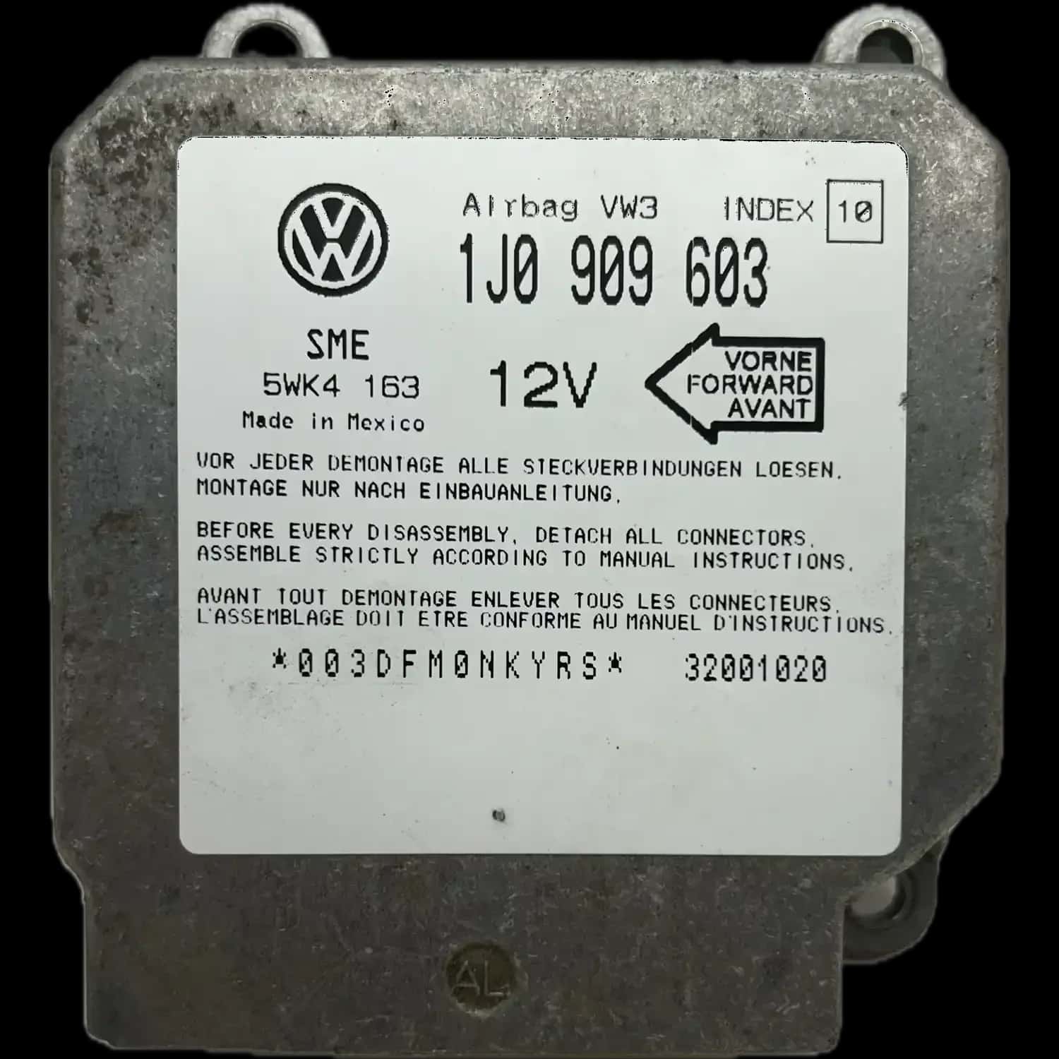 1J0 909 603 Airbag-Steuergerät Ersatzteil