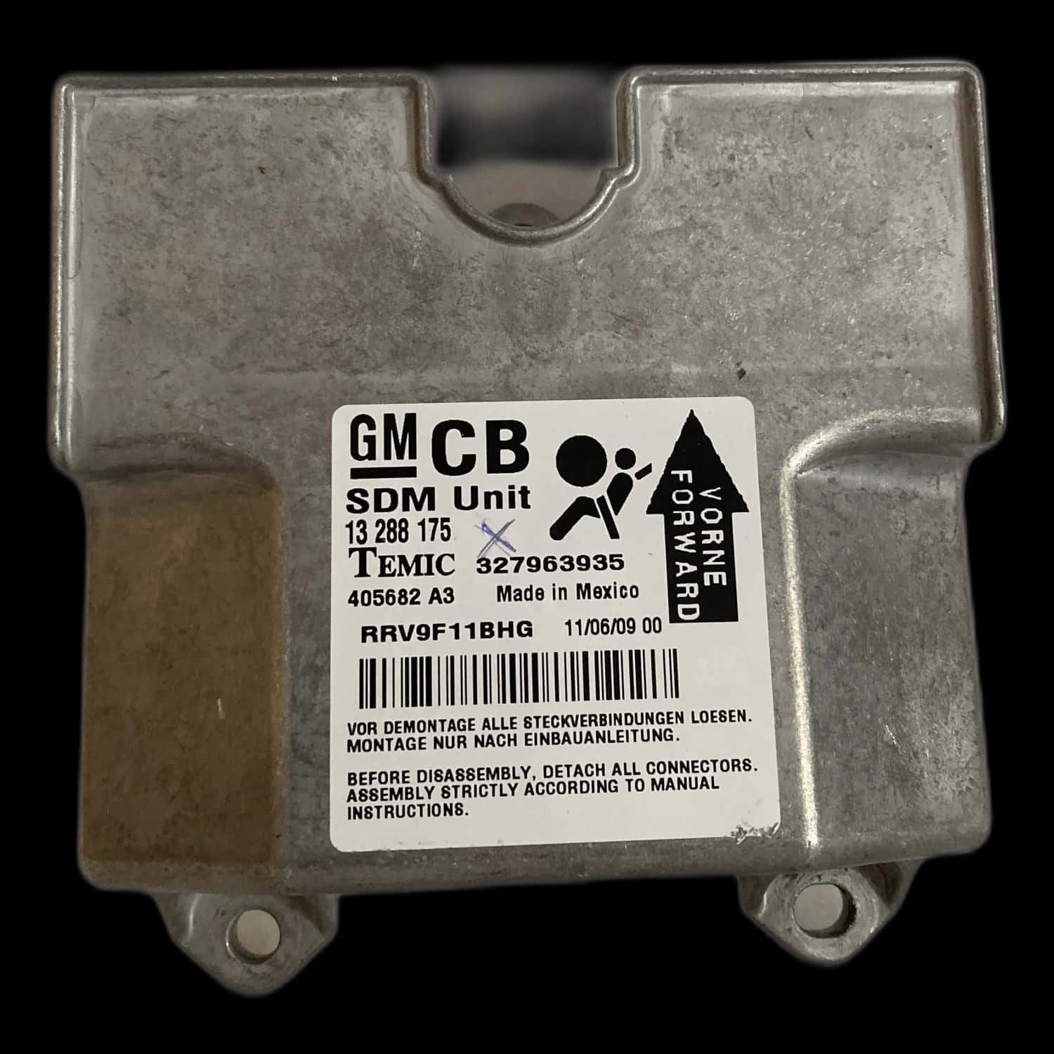 Réparation calculateur airbag Opel Astra H