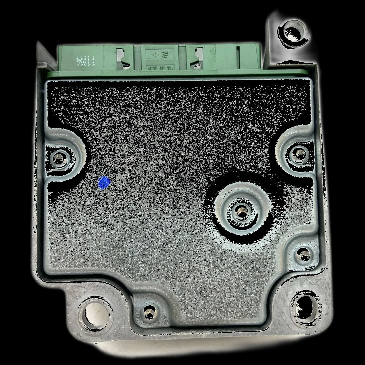 Airbag-Steuergerät 01375110080, Rückseite