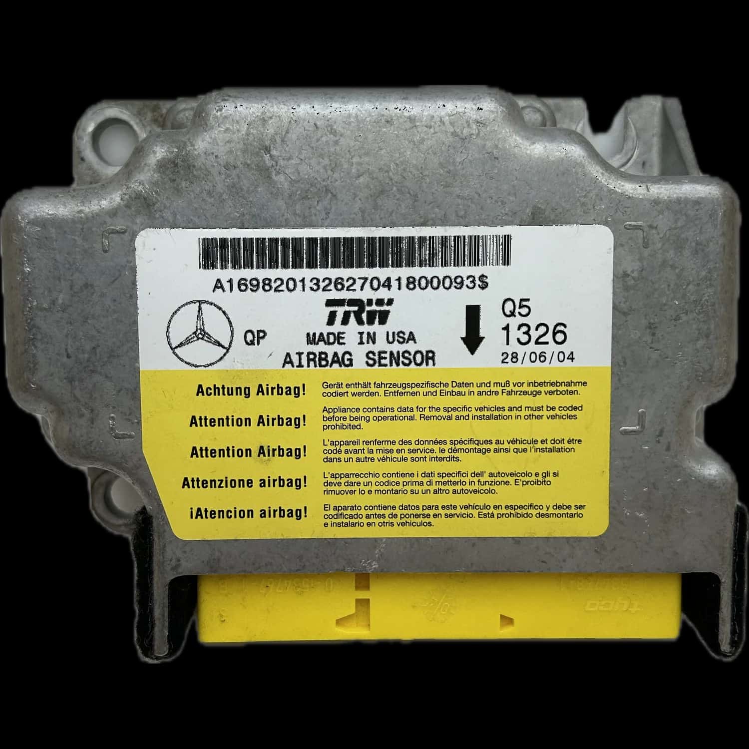 Réparation calculateur airbag Mercedes-Benz Classe B W245
