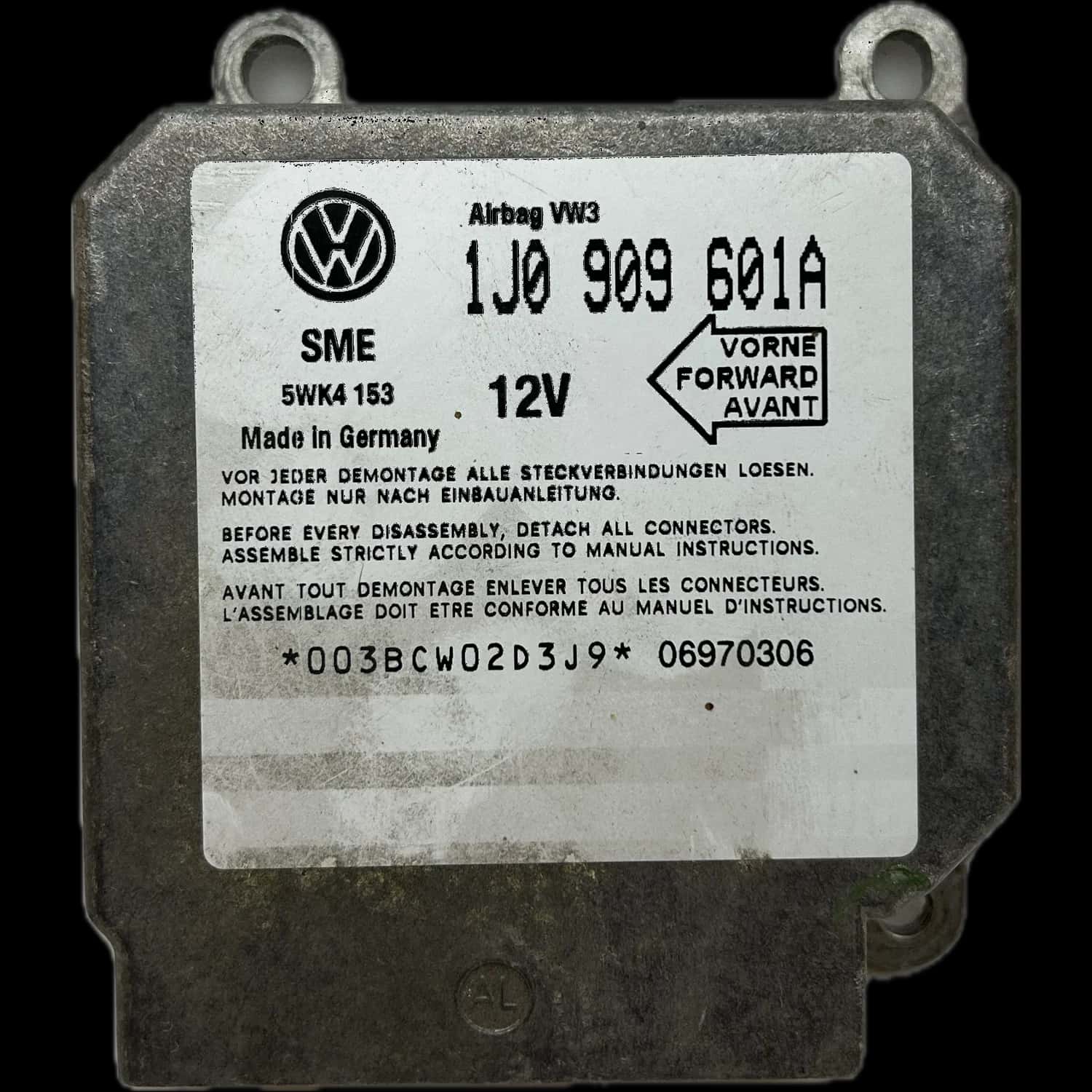 Réparation calculateur airbag Audi A3 8L