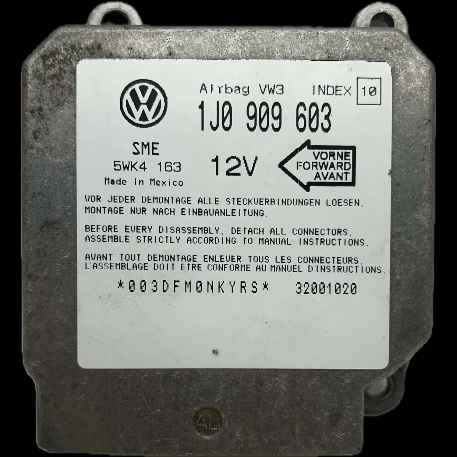 Volkswagen Polo 1 86 Airbag-Steuergerät Reparatur