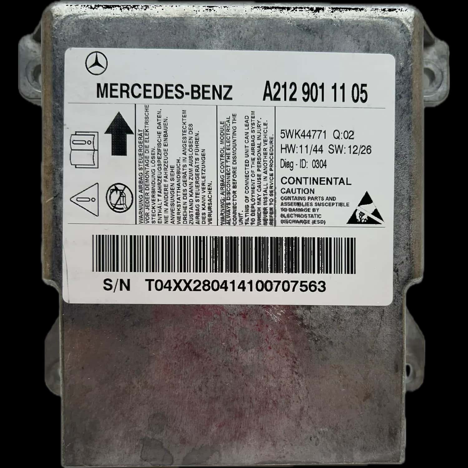 Mercedes-Benz E-Klasse W212 Limousine Airbag-Steuergerät Reparatur