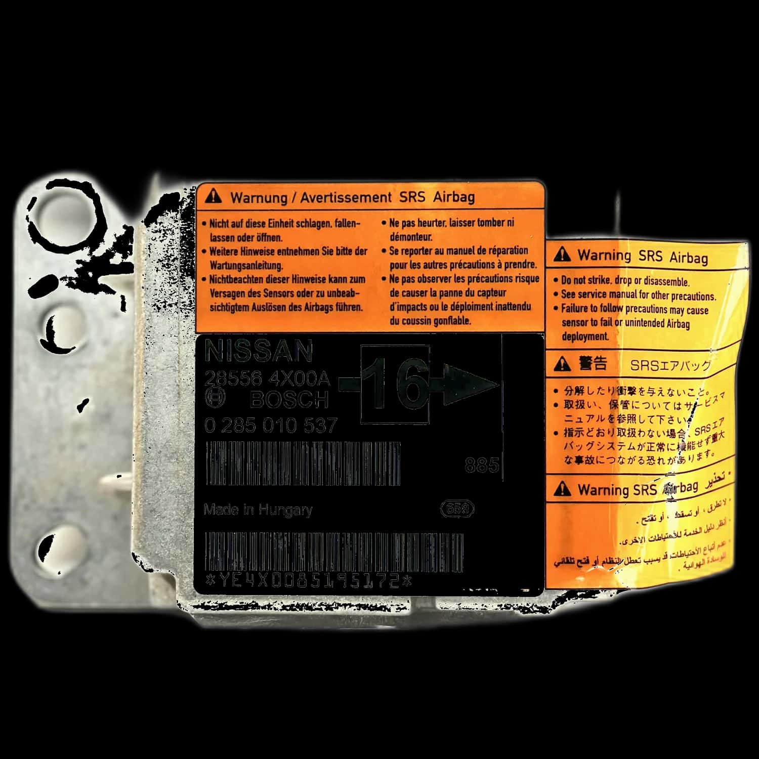Réparation calculateur airbag Nissan Navara D40