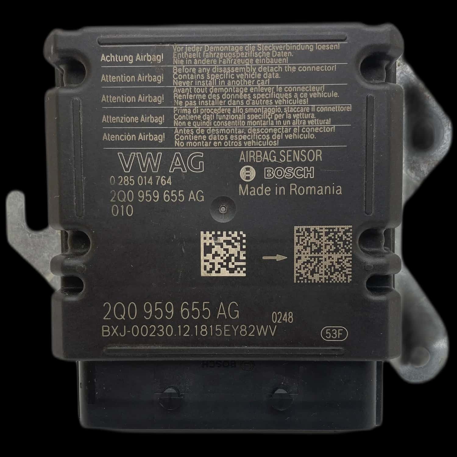 Volkswagen Polo 6 (AW) Réparation calculateur airbag