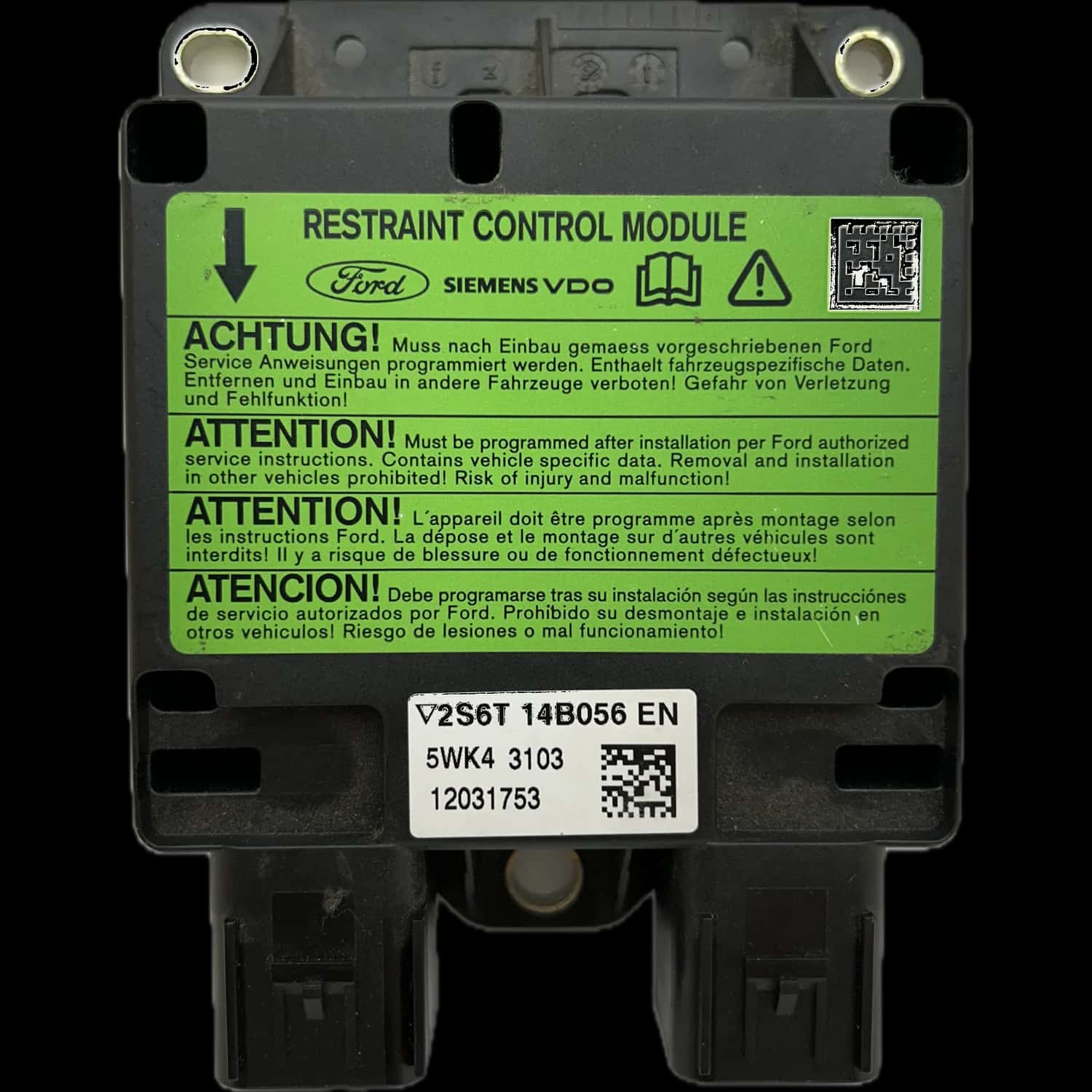 Ford Fusion 1 Airbag-Steuergerät Reparatur