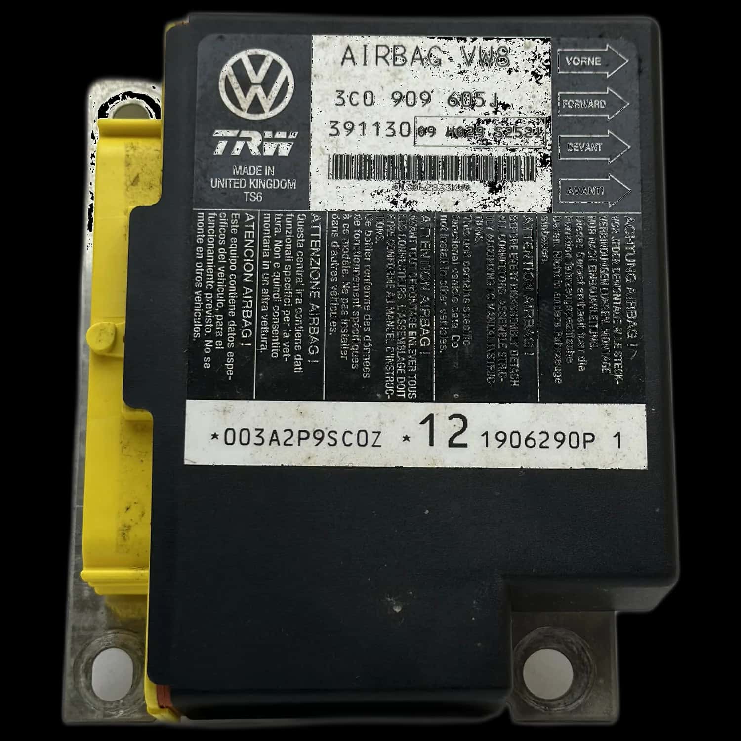 Réparation calculateur airbag Volkswagen Passat B6 3C