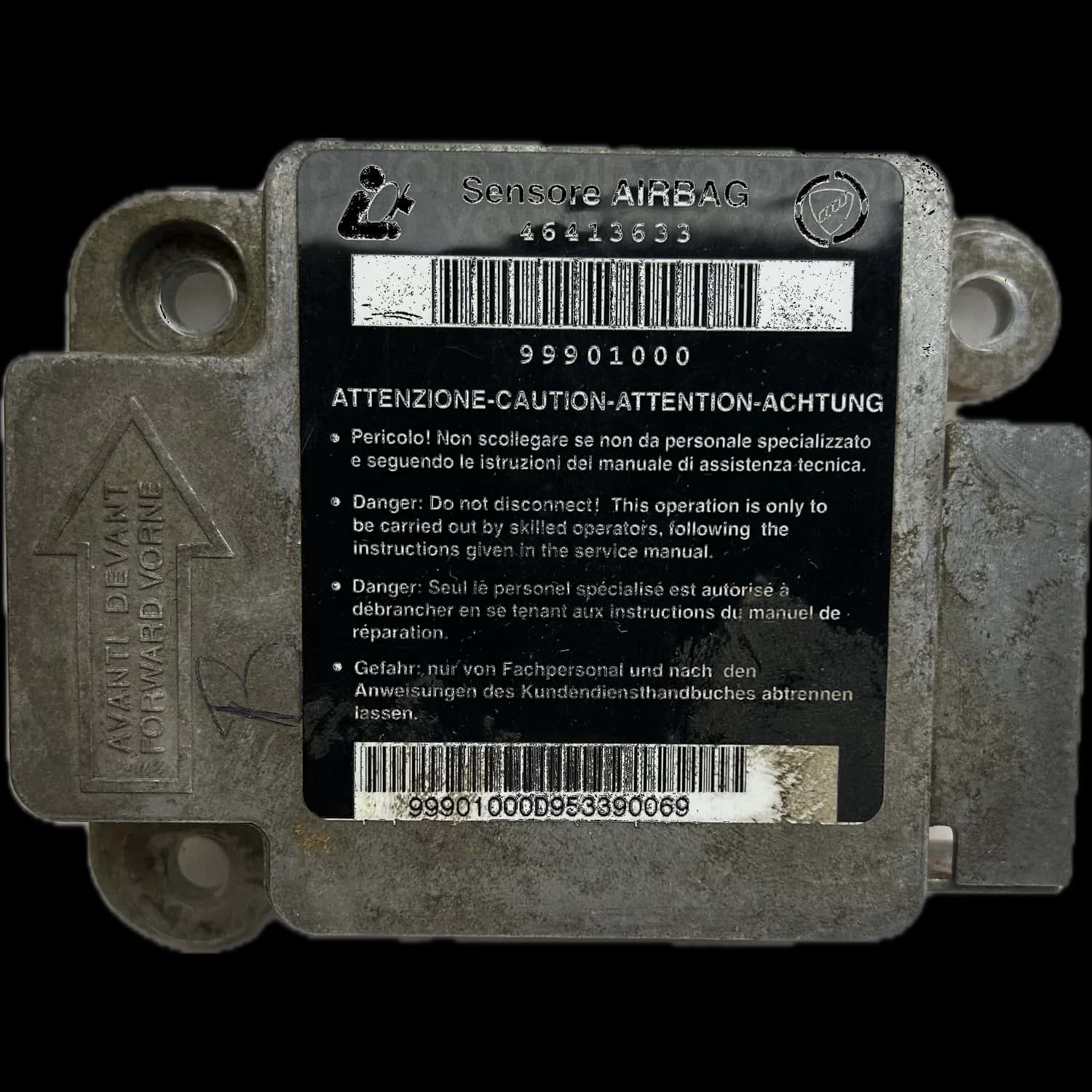 Réparation calculateur airbag Fiat Brava 182
