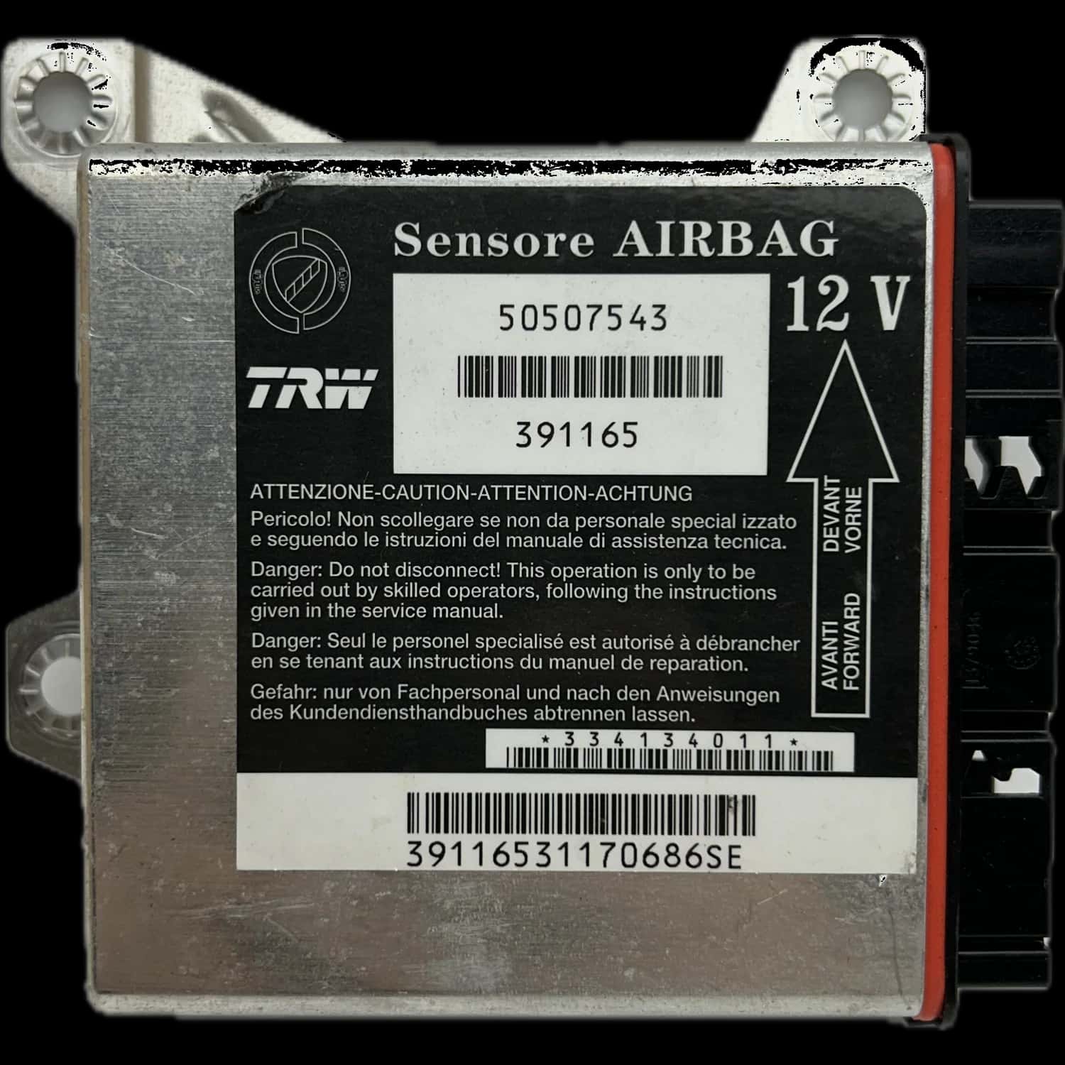 Réparation calculateur airbag Alfa Romeo Spider 939
