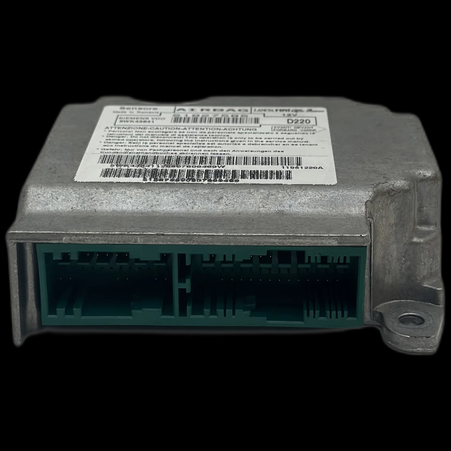 Calculateur airbag 51827585, Connecteur