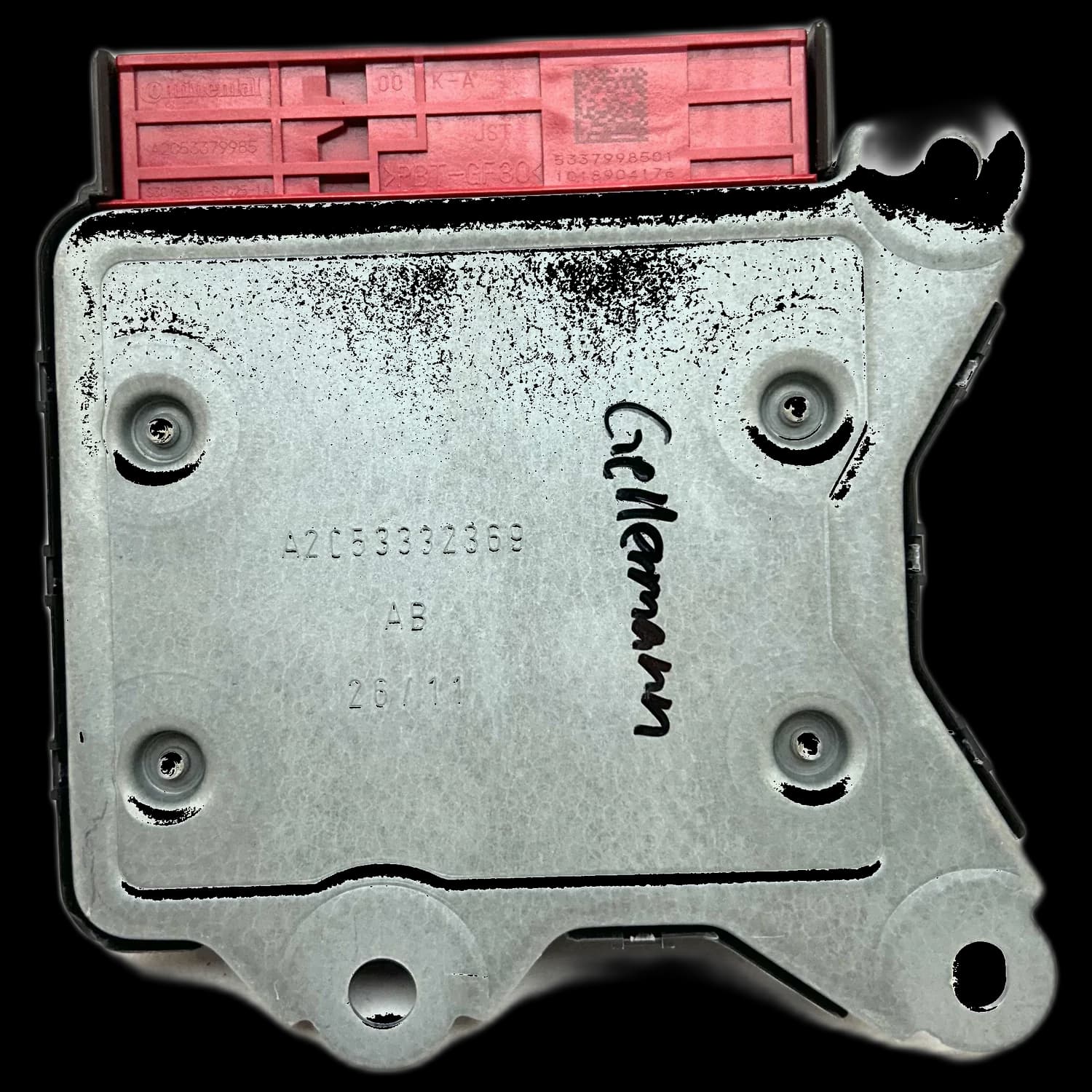 Calculateur airbag 51889815, Face arrière