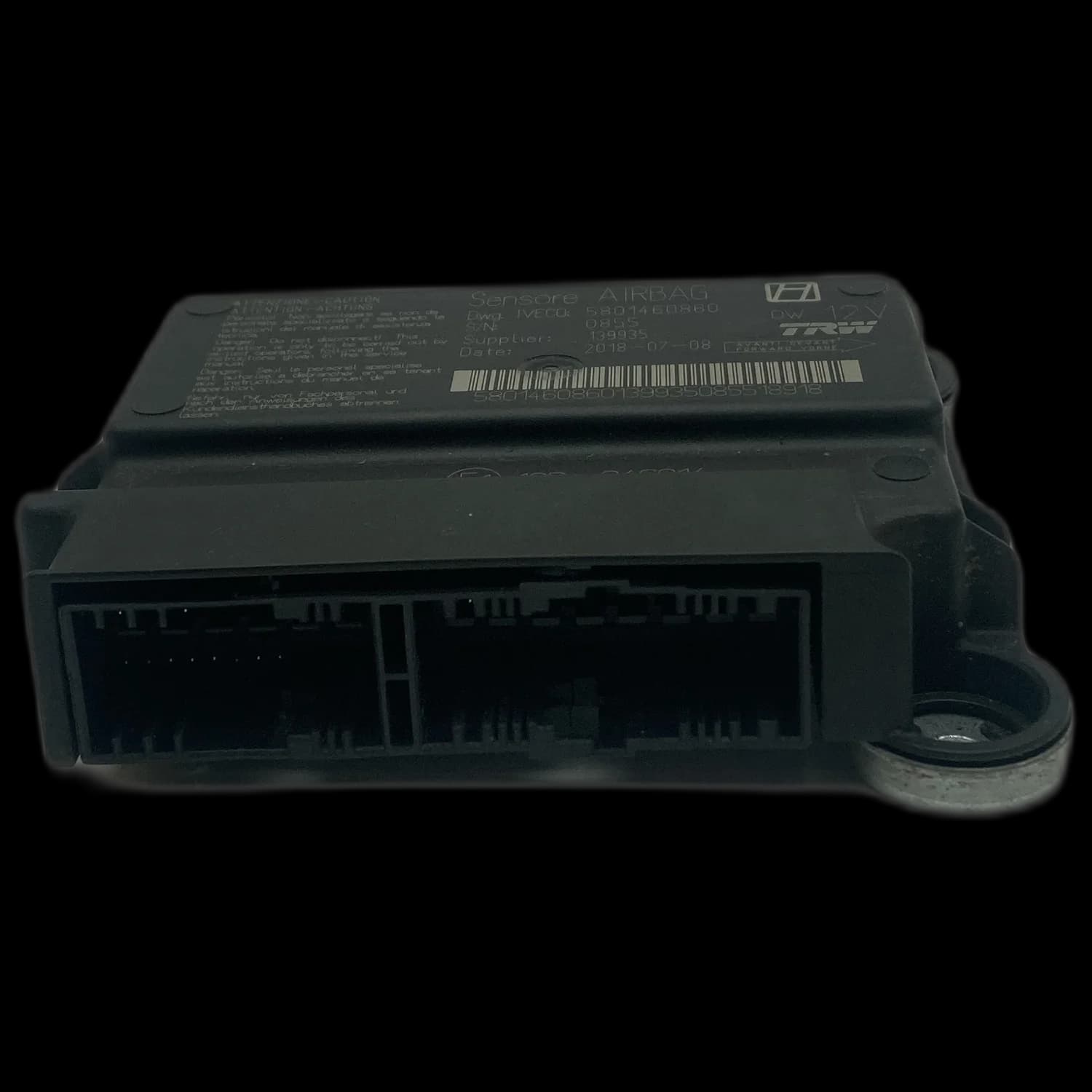Calculateur airbag 5801460860, Connecteur