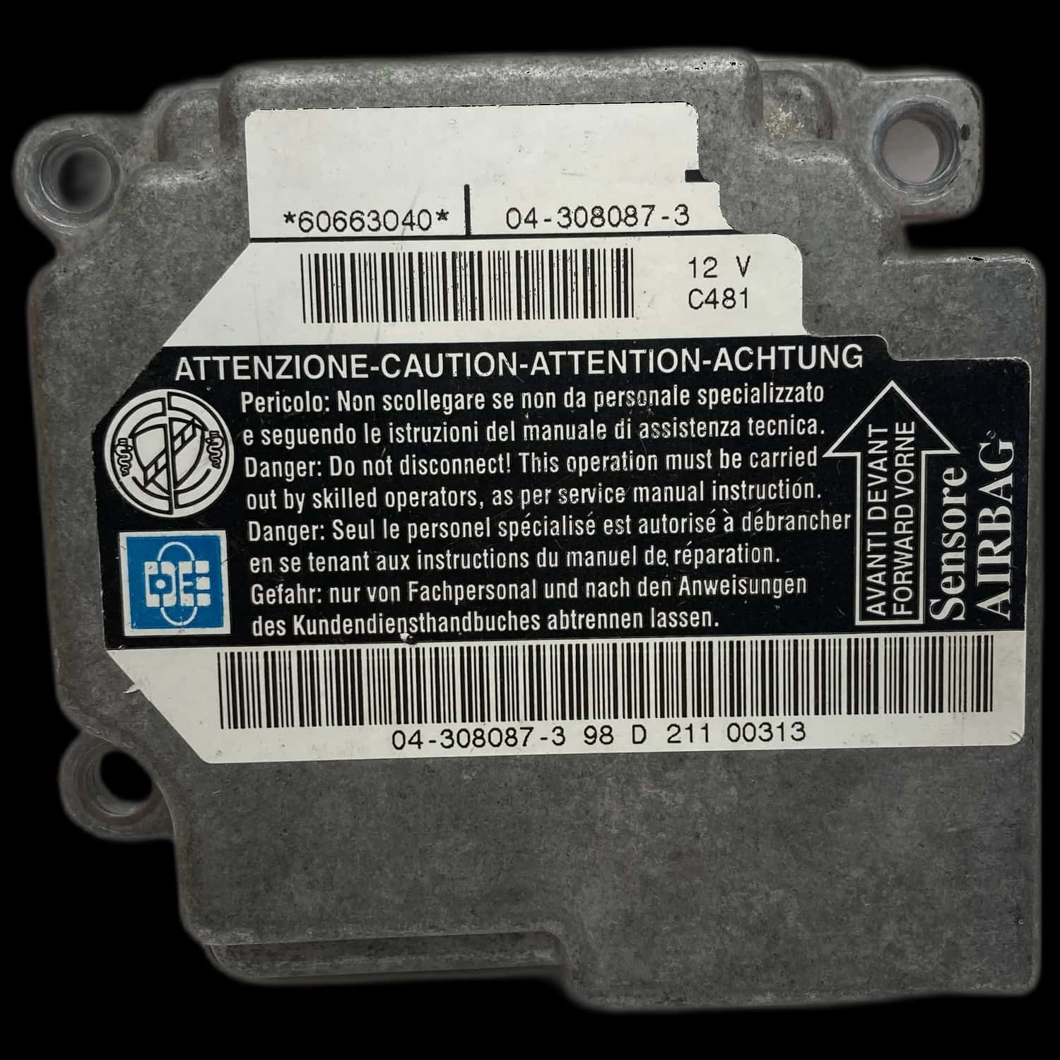 Réparation calculateur airbag Alfa Romeo 156 932