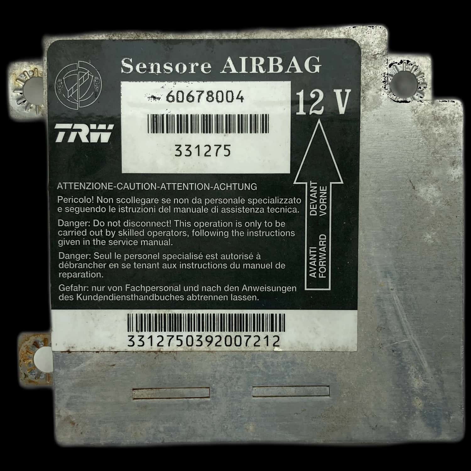 Réparation calculateur airbag Alfa Romeo 166 936