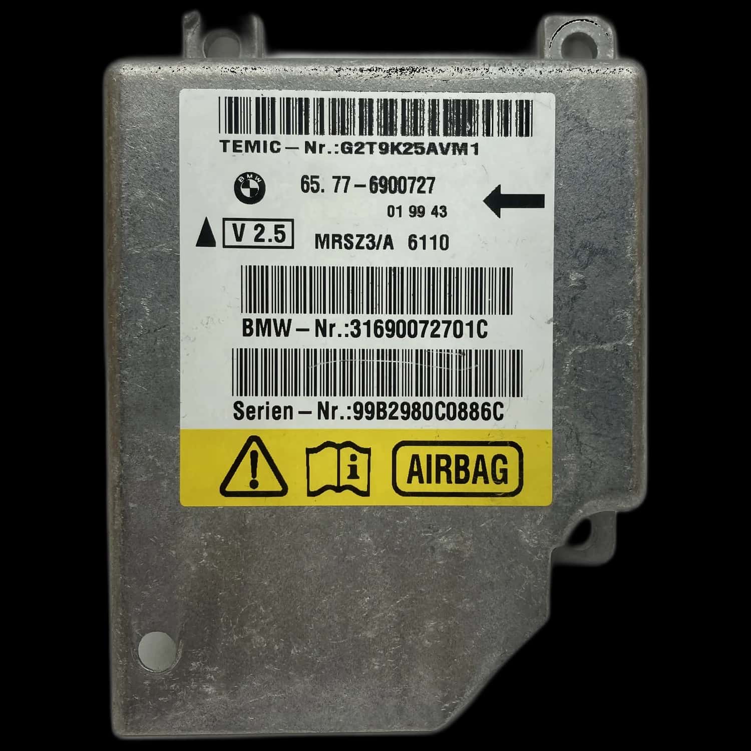 Réparation calculateur airbag BMW X5 E53