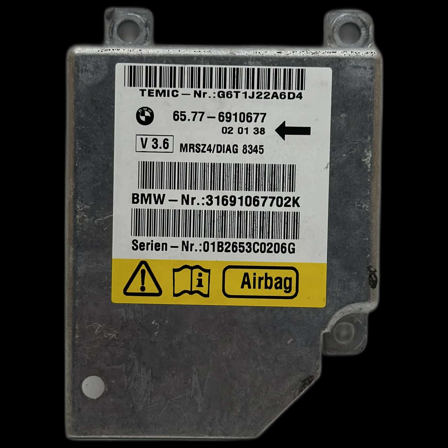Réparation calculateur airbag BMW Z3 E36/8 Coupé