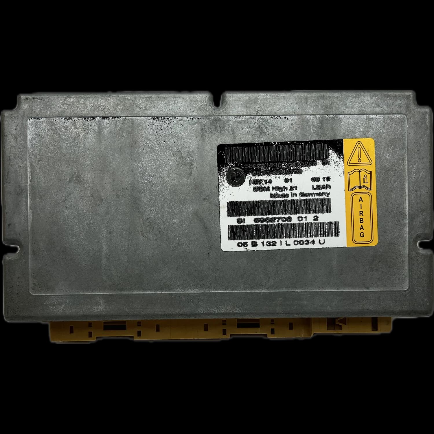 Airbag-Steuergerät 65776962703, Etikett