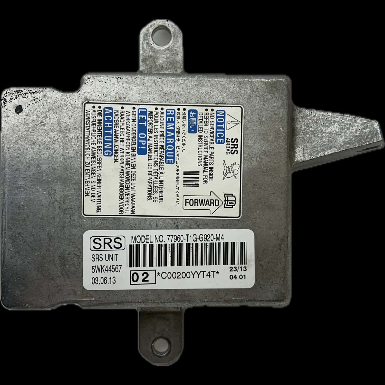 Réparation calculateur airbag Honda CR-V 4 RM