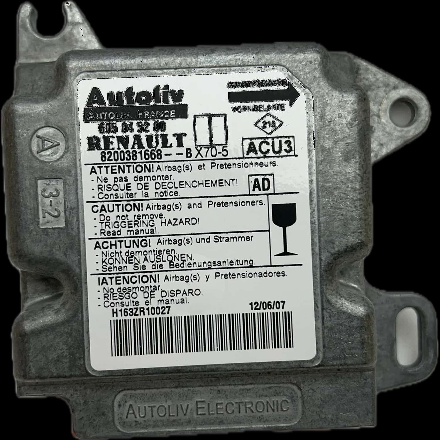Renault Master IV Airbag-Steuergerät Reparatur