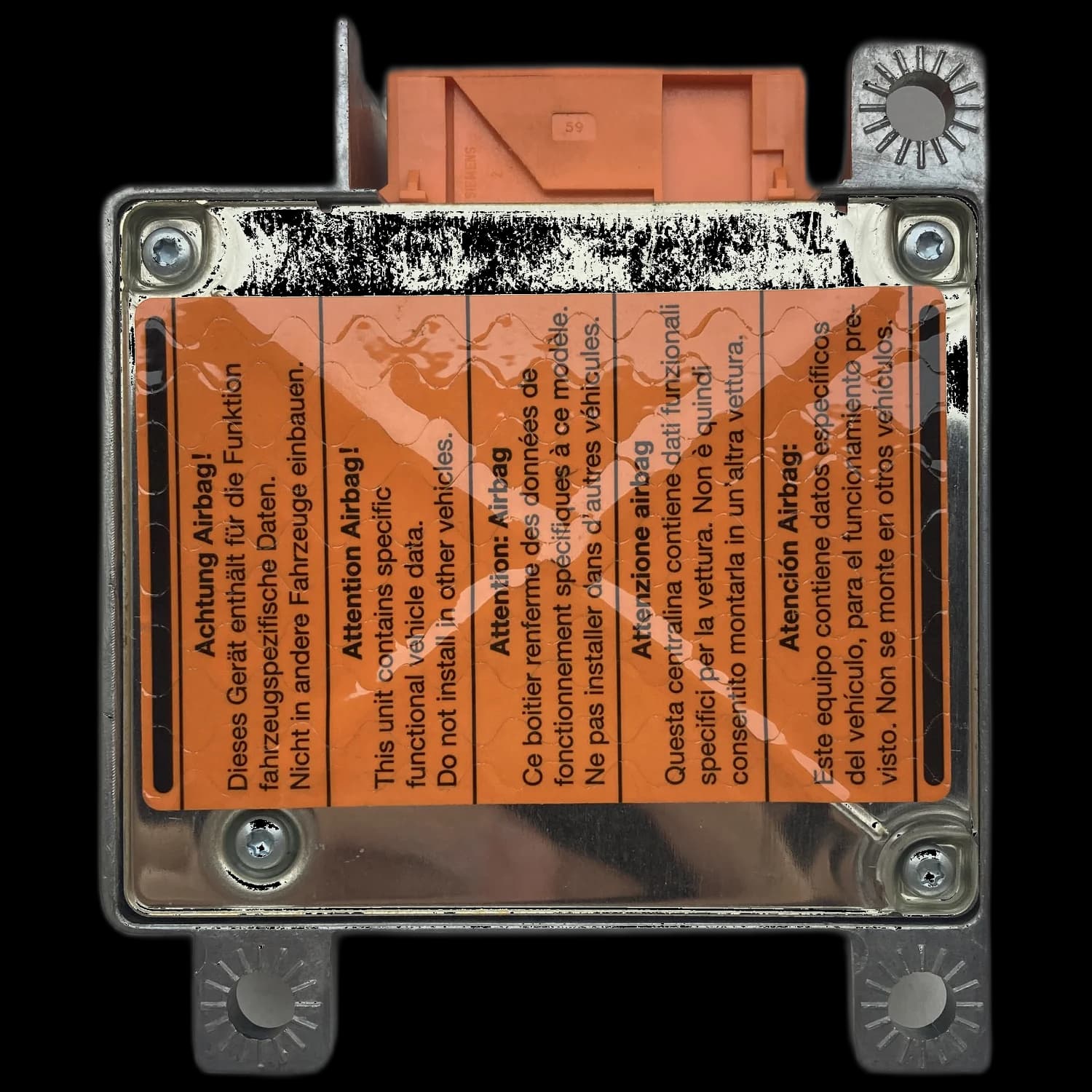 Calculateur airbag A 000 820 80 26 (00), Face arrière