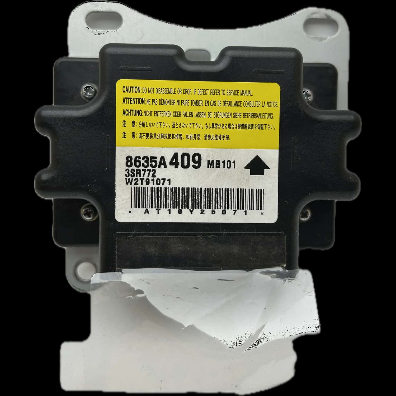 Réparation du calculateur airbag Mitsubishi Space Star A00