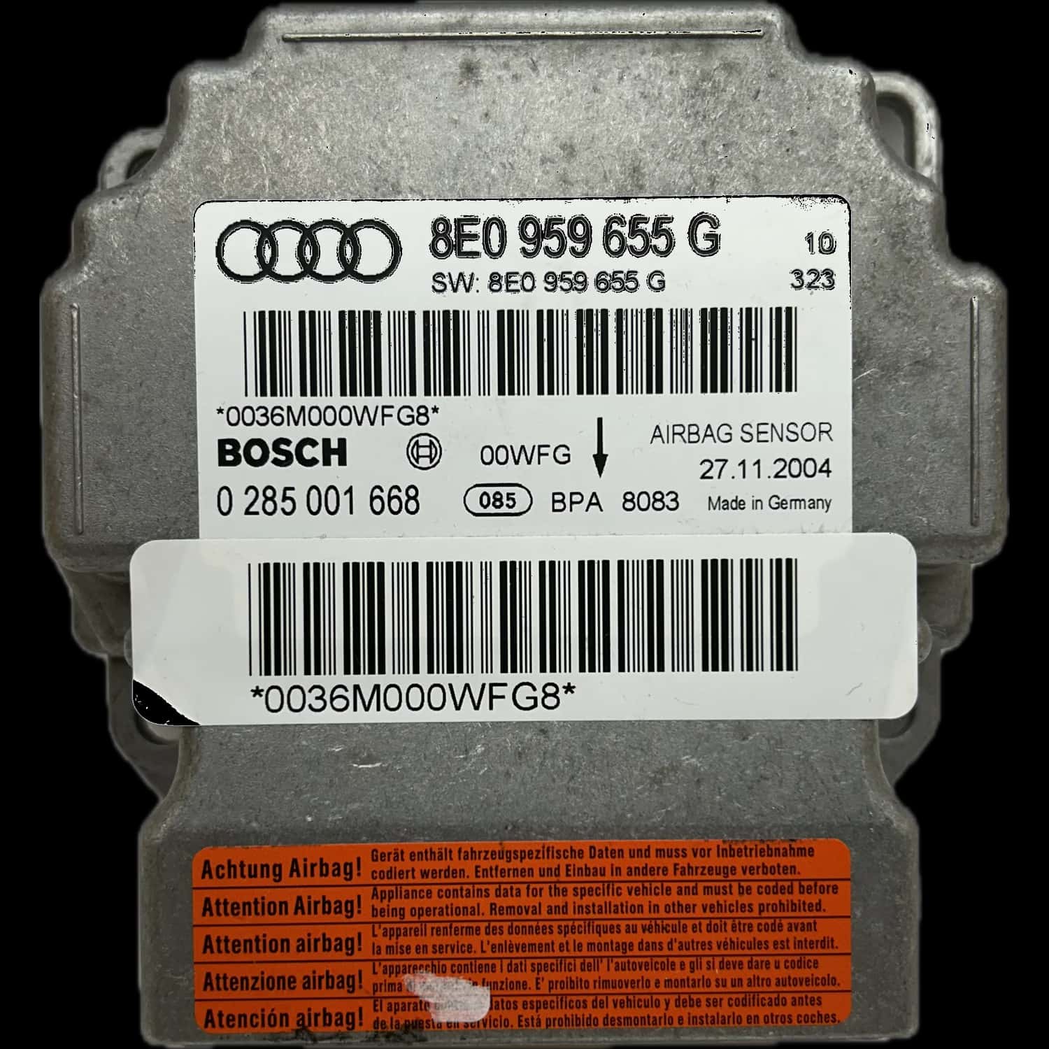 Réparation calculateur airbag Audi A4 B7 8E