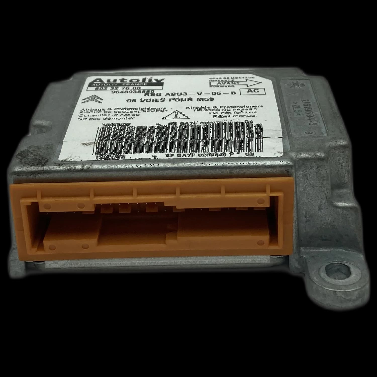 Calculateur airbag 9648938880, Connecteur