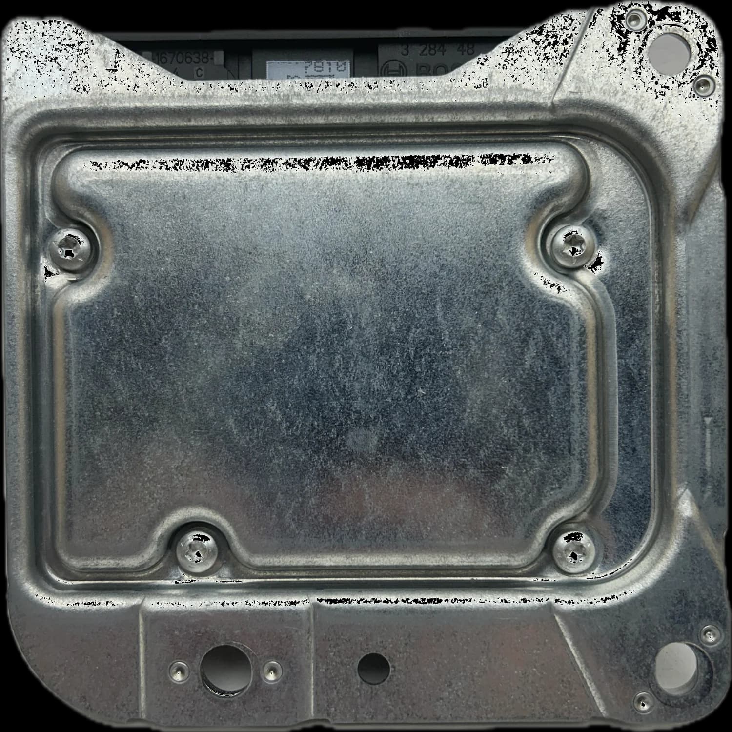 Airbag-Steuergerät 9666843880, Rückseite