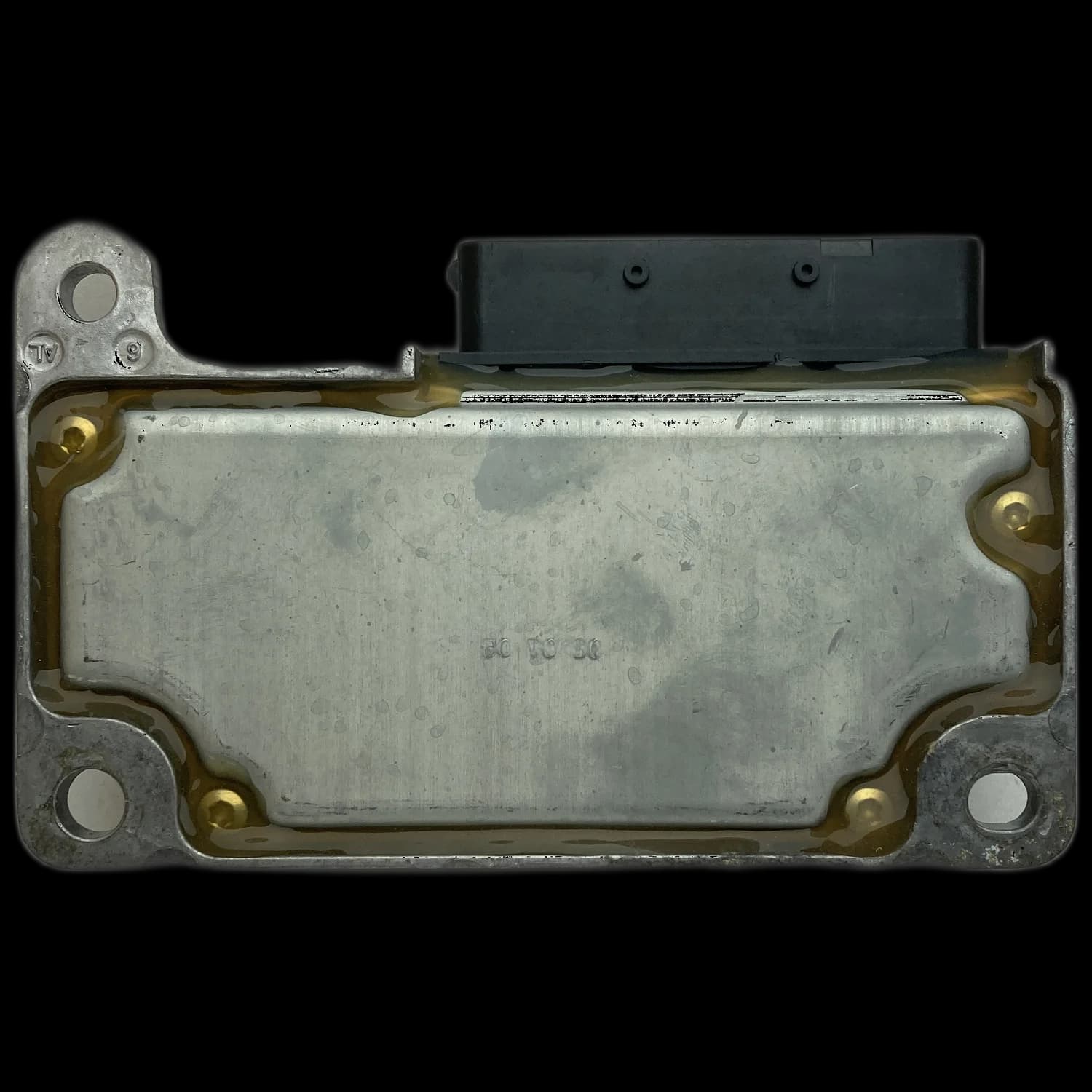 Airbag-Steuergerät 96810868, Rückseite