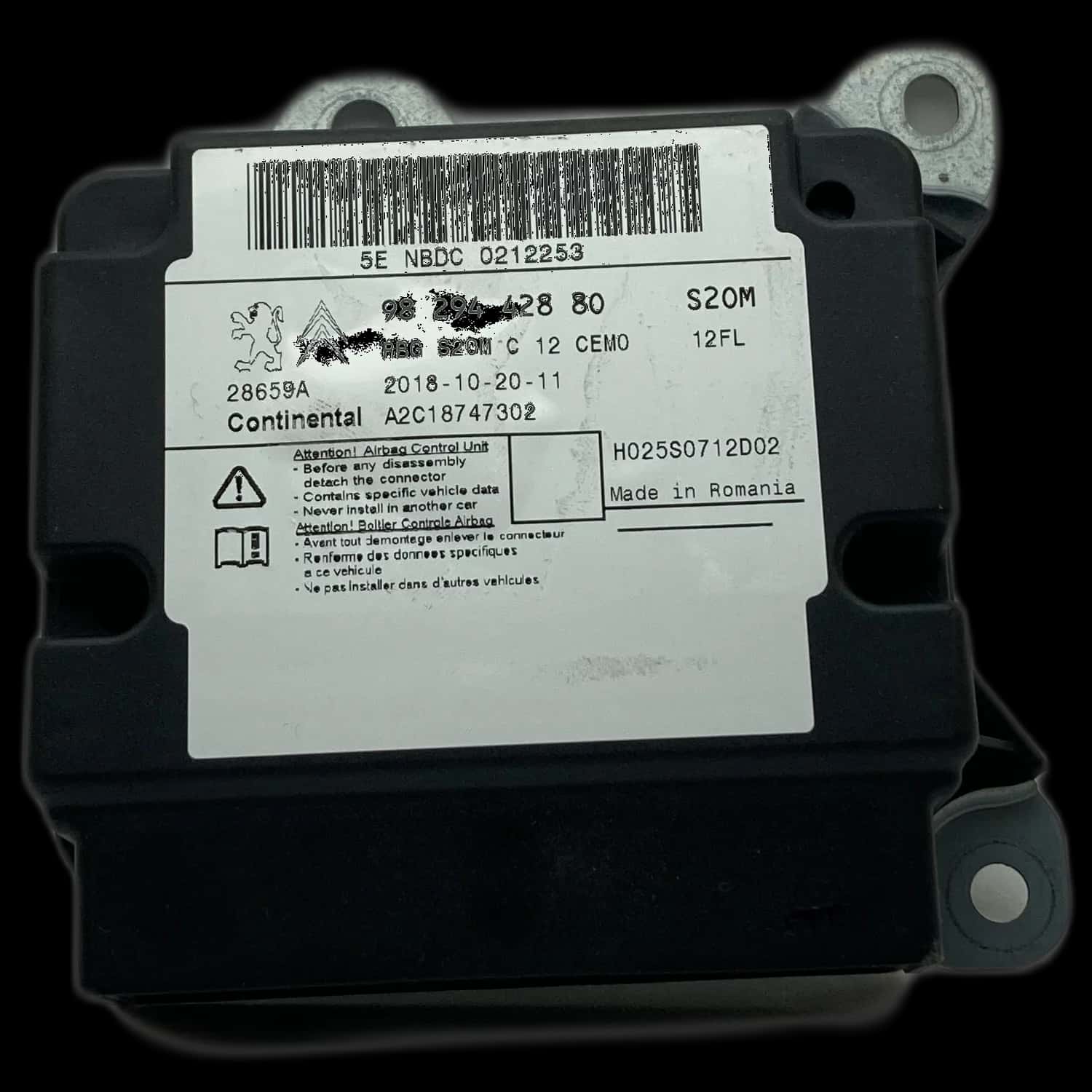 Réparation calculateur airbag Citroën C3 III