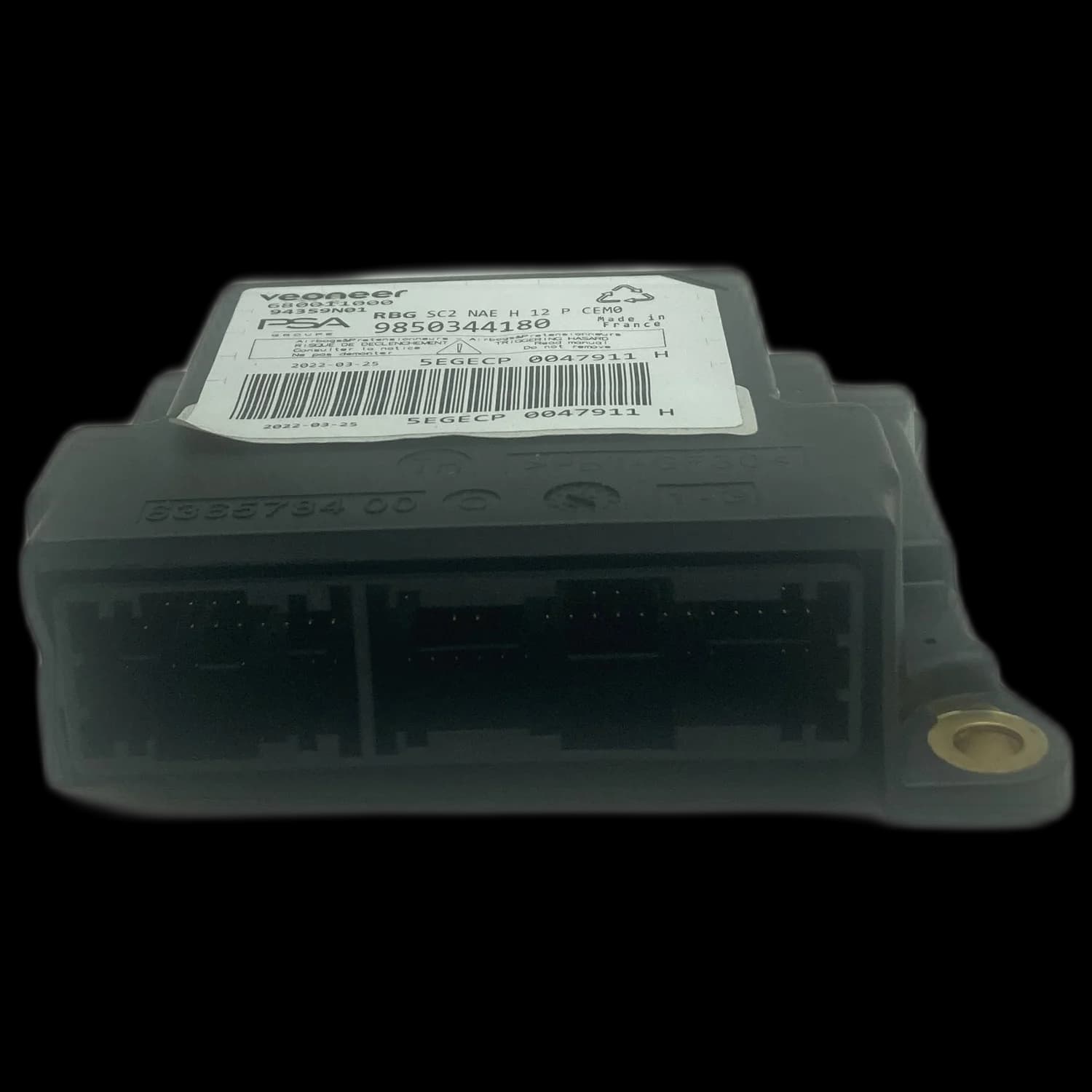 Airbag-Steuergerät 9850344180, Stecker